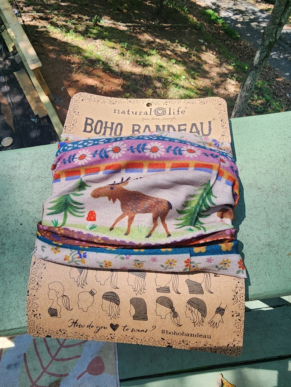 NWT. NATURAL LIFE Moose Bandeau